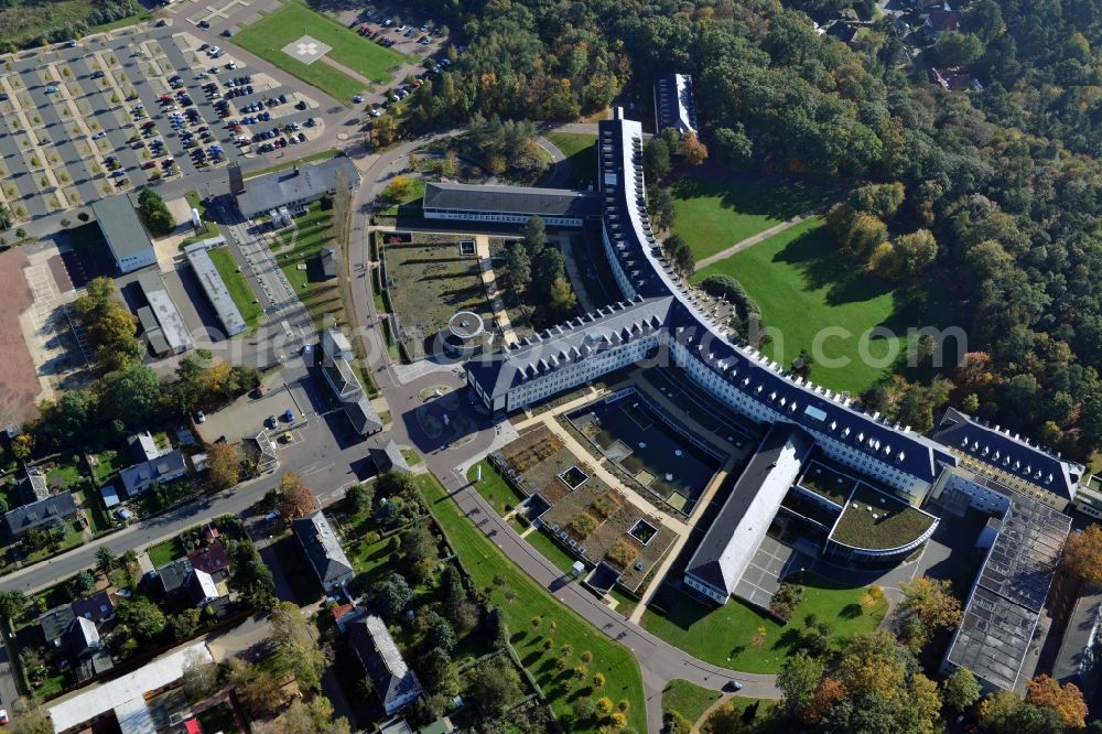 Halle (Saale) OT Dölau from the bird's eye view: View of the hospital Martha Maria in the district Doelau in Halle ( Saale ) in the state Saxony-Anhalt