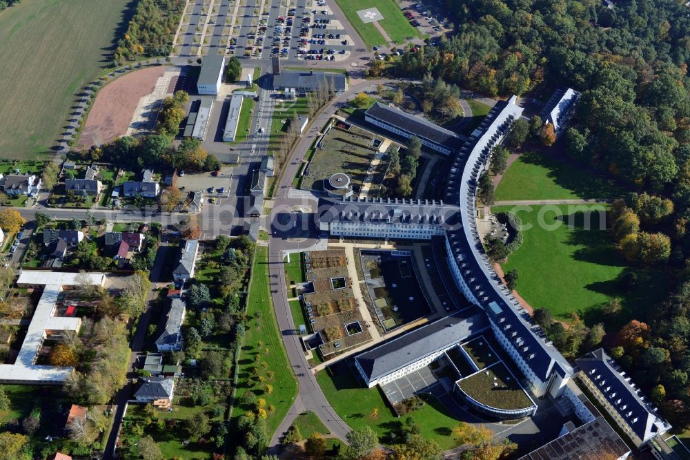 Aerial image Halle (Saale) OT Dölau - View of the hospital Martha Maria in the district Doelau in Halle ( Saale ) in the state Saxony-Anhalt