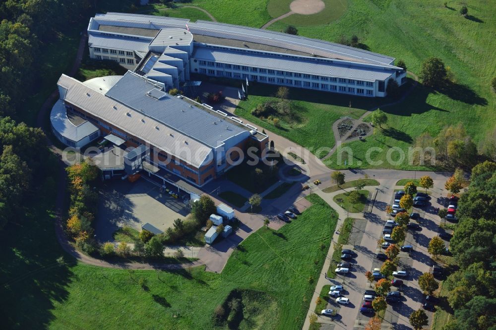 Aerial photograph Coswig (Anhalt) - Building of the Hospital of MediClin Heart Center in Coswig (Anhalt) in Saxony-Anhalt