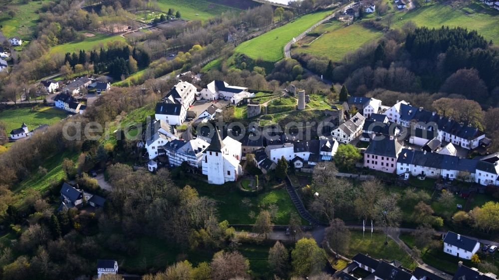 Aerial image Dahlem - Kronenburg in Dahlem in the state North Rhine-Westphalia, Germany