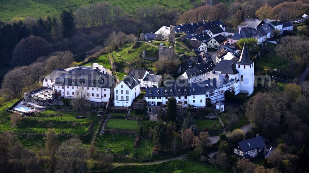 Aerial image Dahlem - Kronenburg in Dahlem in the state North Rhine-Westphalia, Germany