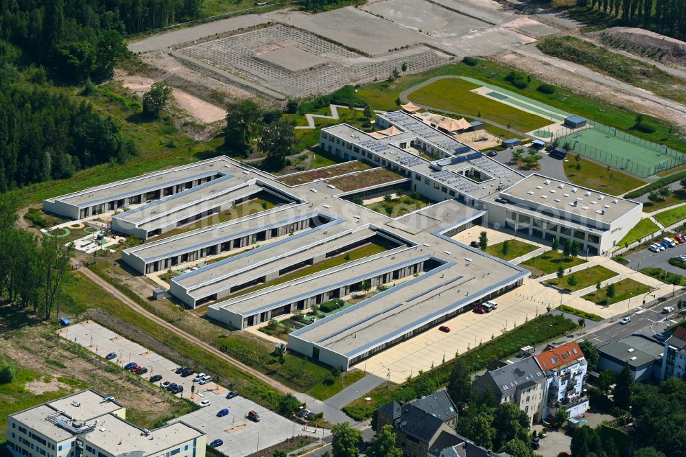 Aerial photograph Chemnitz - New building of the Chemnitz physically disabled school in Chemnitz in Saxony