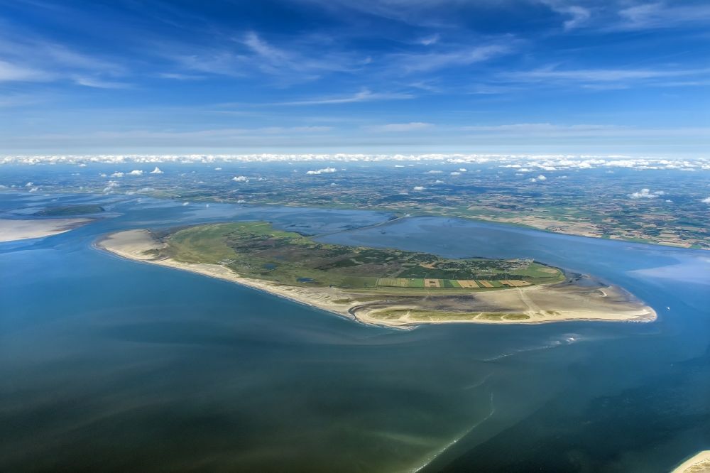 Aerial photograph Römö - Coastal area of the North Sea - Island in Roemoe in Tondern Kommune, Denmark