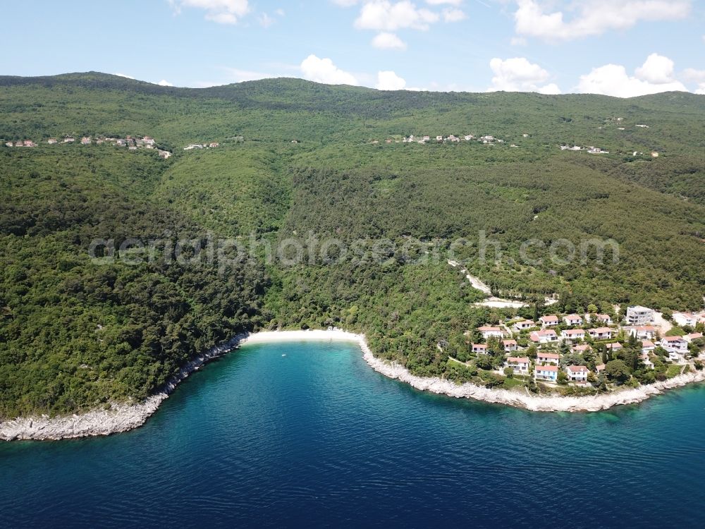 Aerial photograph Sveta Marina - Coast line of the Adria Mittelmeer near Sveta Marina Istarska zupanija, Croatia