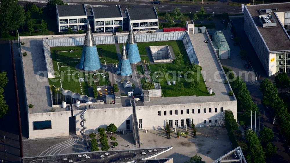 Aerial image Bonn - Art and exhibition hall of the Federal Republic of Germany - also called Bundeskunsthalle - in Bonn in North Rhine-Westphalia