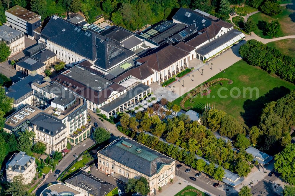 Baden-Baden from above - Building of the Spa and Event house Baden Badenin Baden-Baden in the state Baden-Wurttemberg, Germany