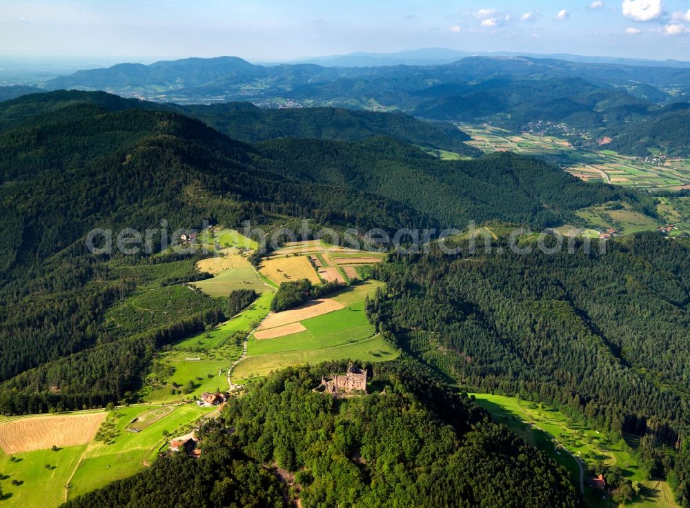 Biberach an der Riß from the bird's eye view: Landscape of fields of agriculture near Biberach an der Riss in the state of Baden-Württemberg