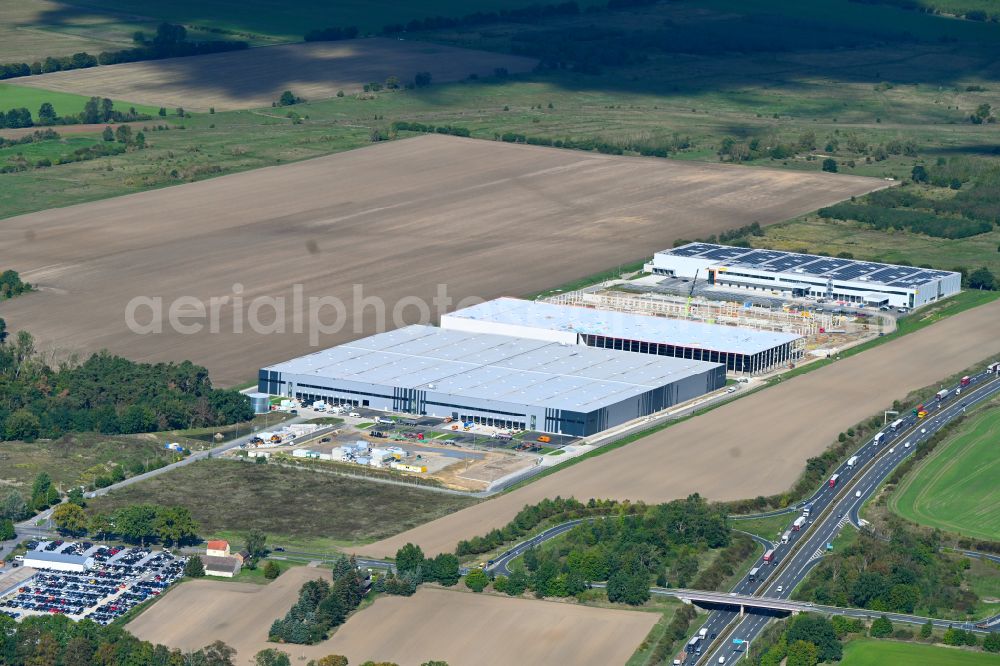 Aerial image Ragow - Buildings and production halls on the food manufacturer's premises Oda Germany GmbH BER1 on street Am Gewerbepark Nord in Ragow in the state Brandenburg, Germany