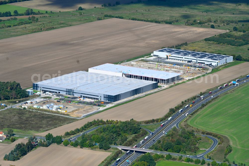 Aerial photograph Ragow - Buildings and production halls on the food manufacturer's premises Oda Germany GmbH BER1 on street Am Gewerbepark Nord in Ragow in the state Brandenburg, Germany