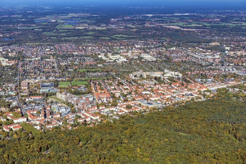 Aerial photograph Hannover - List in Hanover in the state Niedersachsen, Germany