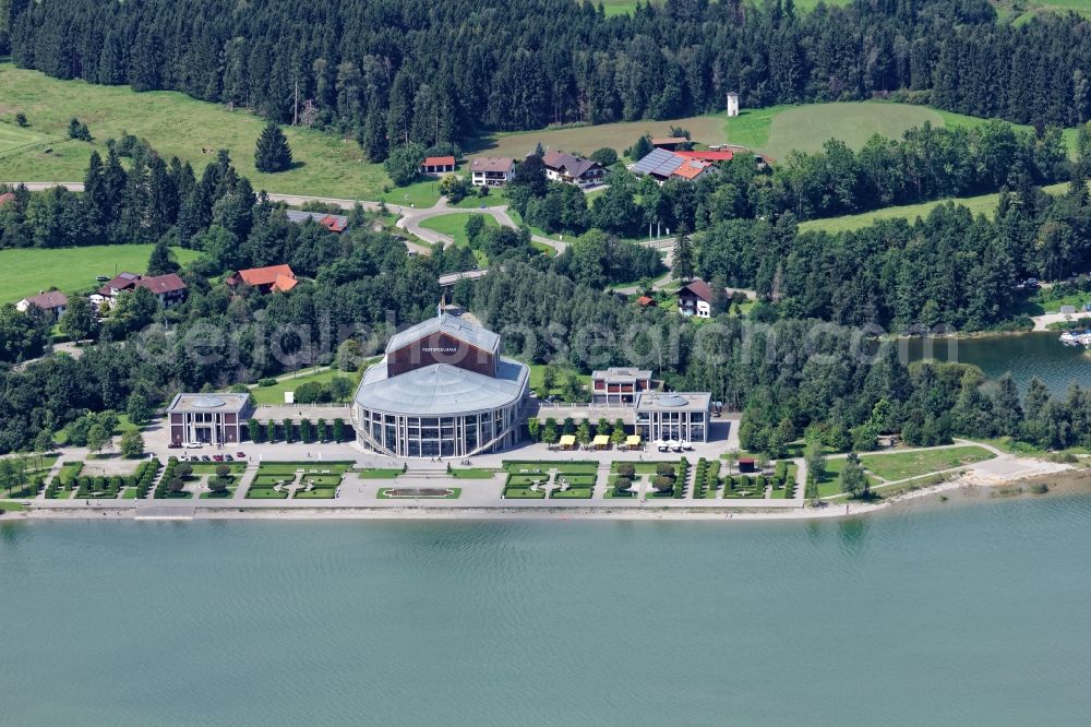 Aerial photograph Füssen - Opera house in Fuessen in the state Bavaria, Germany
