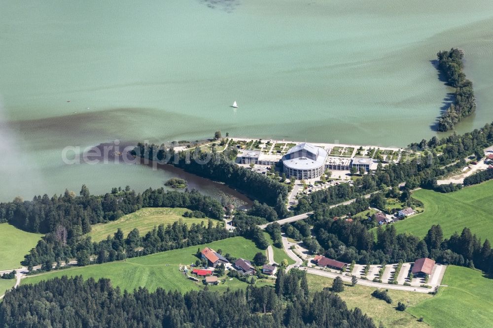 Aerial image Füssen - Opera house in Fuessen in the state Bavaria, Germany