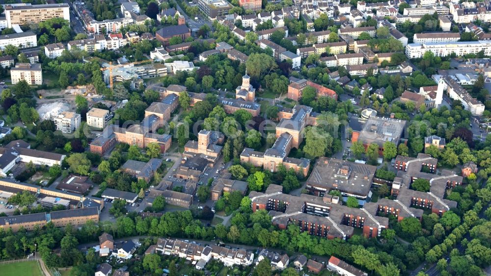 Bonn from the bird's eye view: LVR clinic in Bonn in the state North Rhine-Westphalia, Germany