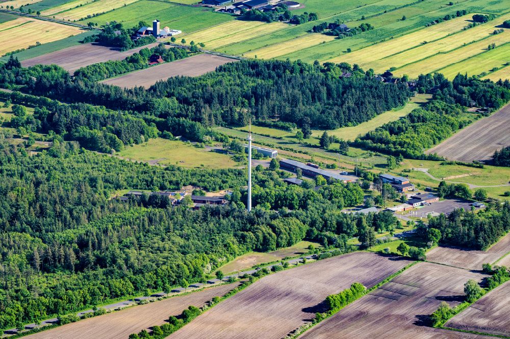 Aerial image Leck - Maritime Training Center in Leck in the state of Schleswig-Holstein, Germany