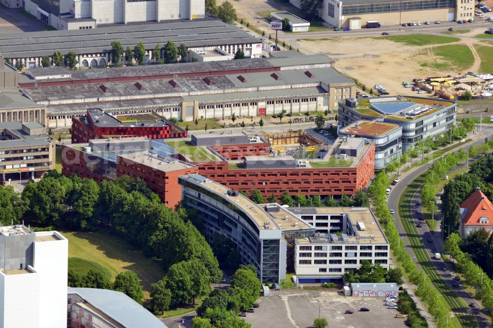 Aerial image Leipzig - View of the Max-Planck-Institut for evolutionary Anthropology in Leipzig in the state of Saxony