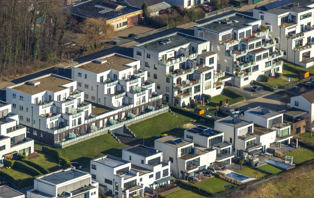 Aerial image Dortmund - Construction site to build a new multi-family residential complex on Kohlensiepenstrasse in Dortmund in the state North Rhine-Westphalia, Germany