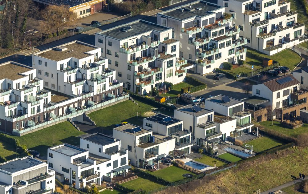 Aerial photograph Dortmund - Construction site to build a new multi-family residential complex on Kohlensiepenstrasse in Dortmund in the state North Rhine-Westphalia, Germany