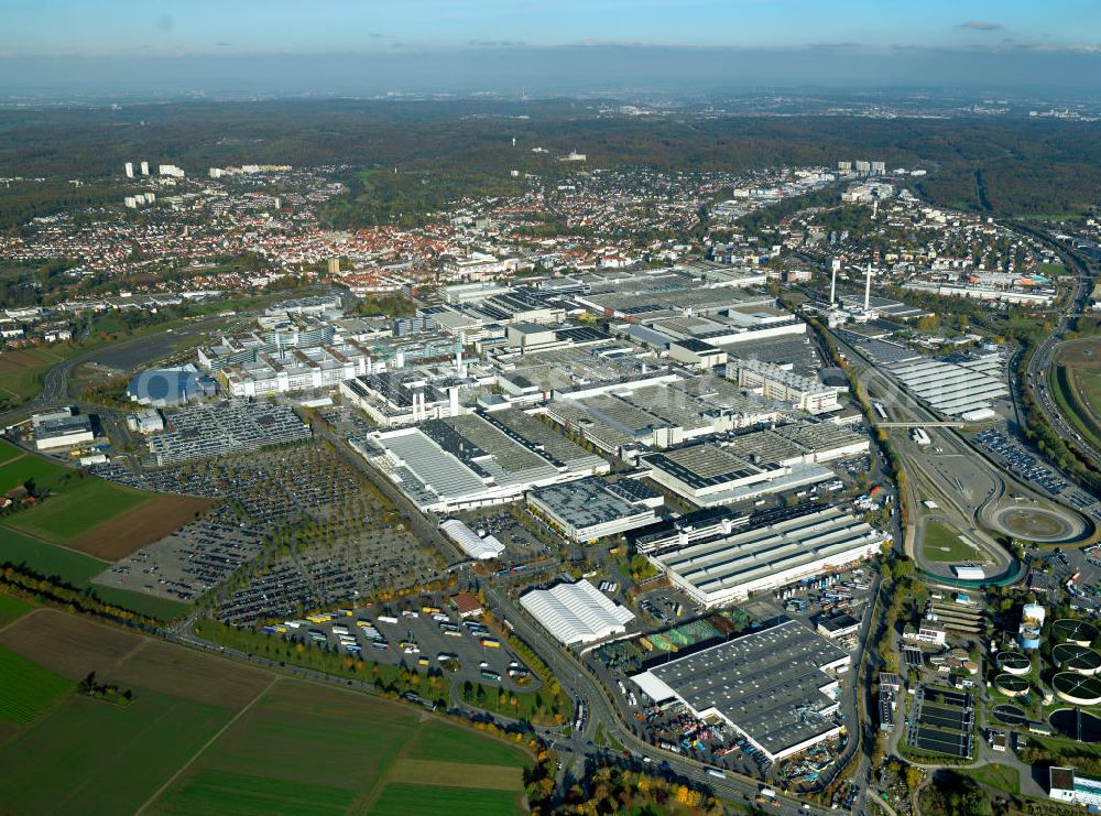 Aerial photograph Sindelfingen - Mercedes-Benz plant in Sindelfingen in Baden-Wuerttemberg