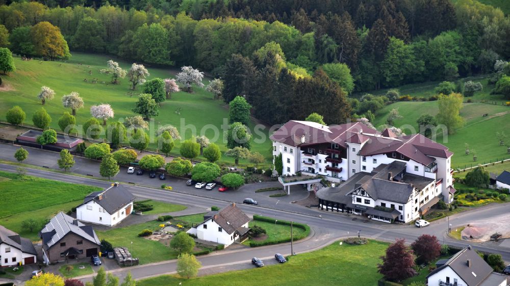 Wershofen from the bird's eye view: Nature and feel-good hotel Kastenholz in Wershofen in the state Rhineland-Palatinate, Germany