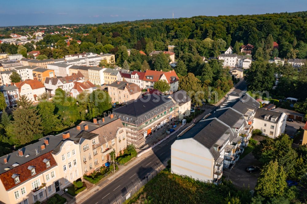 Aerial photograph Eberswalde - Home for disabled people and workshop Assisted Living Wohnstaette fuer 16 Menschen on street Raumerstrasse in Eberswalde in the state Brandenburg, Germany