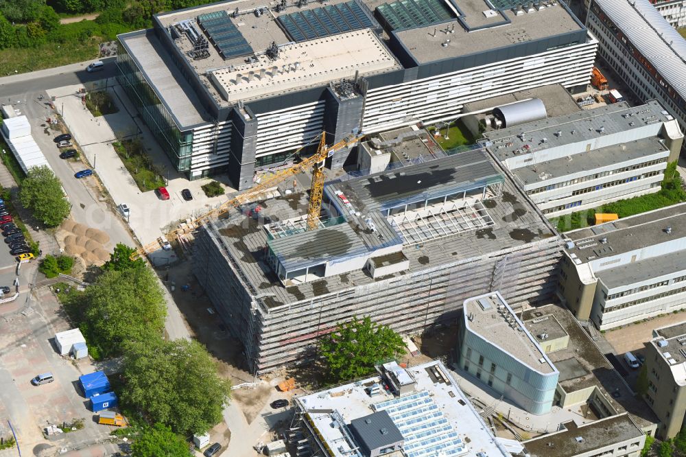 Aerial image Lübeck - New building for biomedical research at the University Hospital Luebeck in the district Strecknitz in Luebeck in the state Schleswig-Holstein, Germany