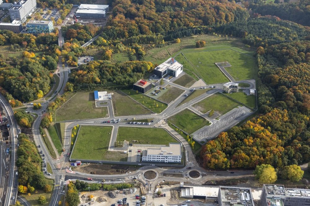 Bochum from the bird's eye view: New biomedicine Park Health Campus in Bochum in North Rhine-Westphalia