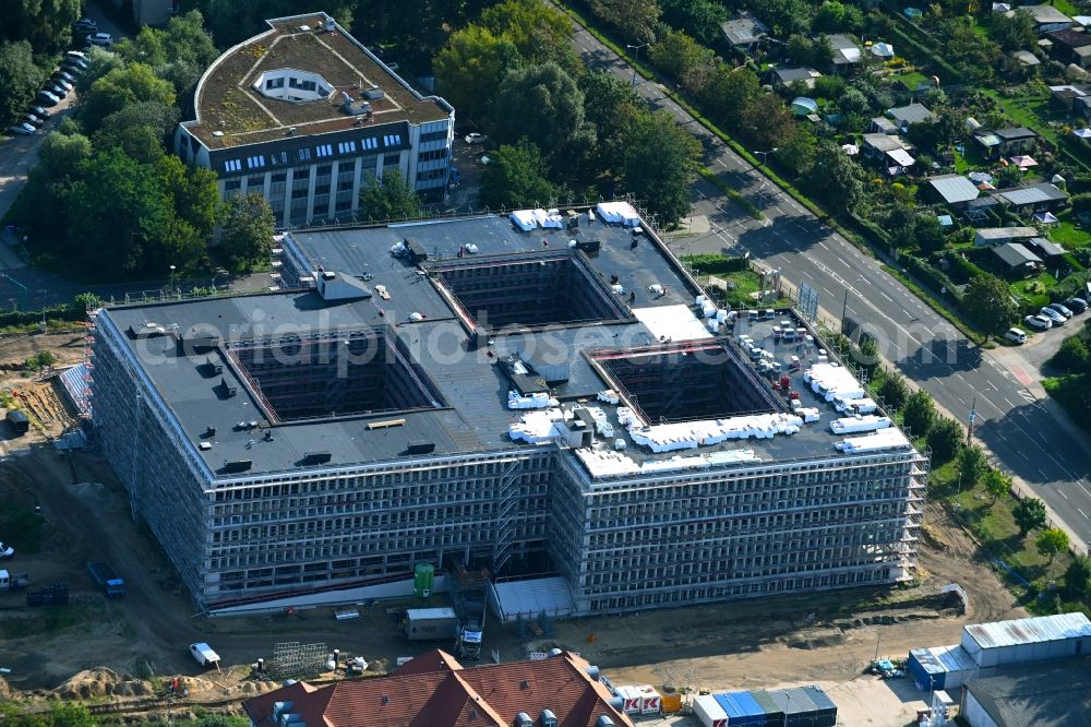Aerial photograph Potsdam - New construction of the Federal Police Headquarters on Horstweg in Potsdam in the state of Brandenburg, Germany