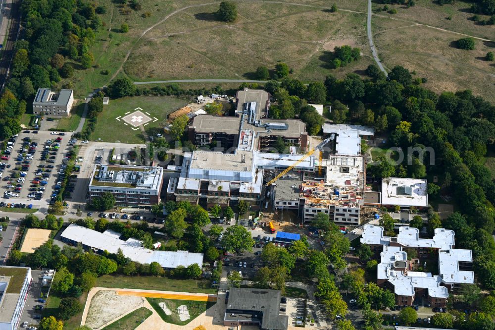 Aerial photograph Hannover - New construction site for a medical center and hospital clinic DIAKOVERE HENRIKE Mutter-Kinder-Zentrum AUF DER BULT in the district Bult in Hannover in the state Lower Saxony, Germany