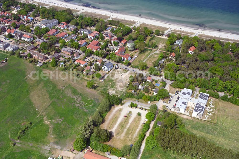 Ostseebad Boltenhagen from the bird's eye view: Construction site to build a new multi-family residential complex Baltic-Quartier on street Ostseeallee in Ostseebad Boltenhagen in the state Mecklenburg - Western Pomerania, Germany