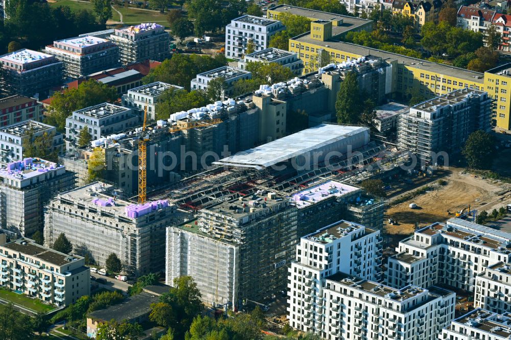 Aerial photograph Berlin - Construction site to build a new multi-family residential complex Havelufer-Quartier on street Am Maselakepark - Streitstrasse in the district Spandau Hakenfelde in Berlin, Germany