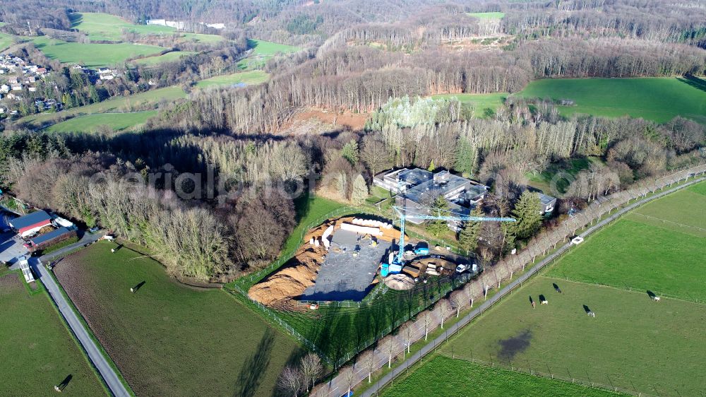 Aerial image Hennef (Sieg) - Neubau des Sibilla-Hospiz in Hennef-Boedingen in the state North Rhine-Westphalia, Germany