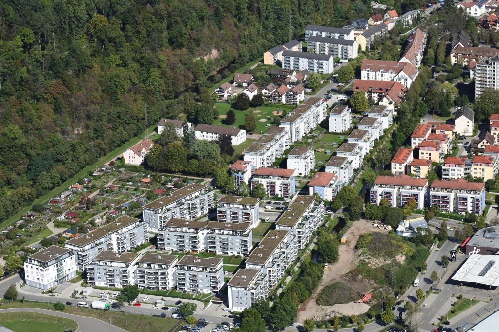 Aerial image Schopfheim - New residential complex Schleife in Schopfheim in the state Baden-Wurttemberg