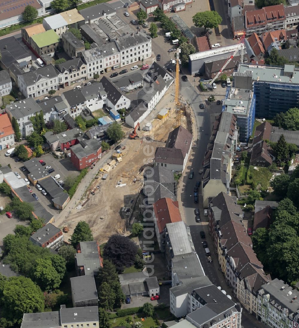 Aerial image Flensburg - Development area Gartenstrasse in Flensburg in Schleswig-Holstein