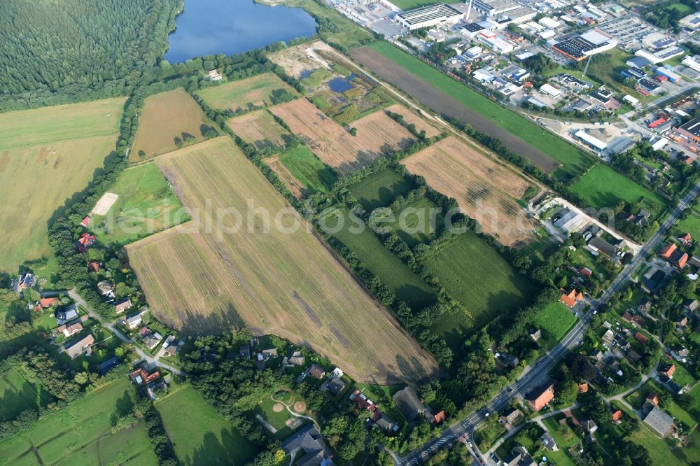 Aerial image Aurich - New Sand Pit grounds of the Gerd Wendeling GmbH in Aurich in Lower Saxony