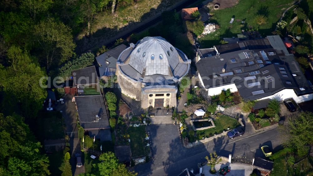 Aerial image Königswinter - Nibelungenhalle in Koenigswinter in the state North Rhine-Westphalia, Germany