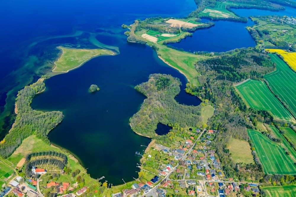 Aerial photograph Bosau - Bosau am Ploener See in the state Schleswig-Holstein, Germanyny