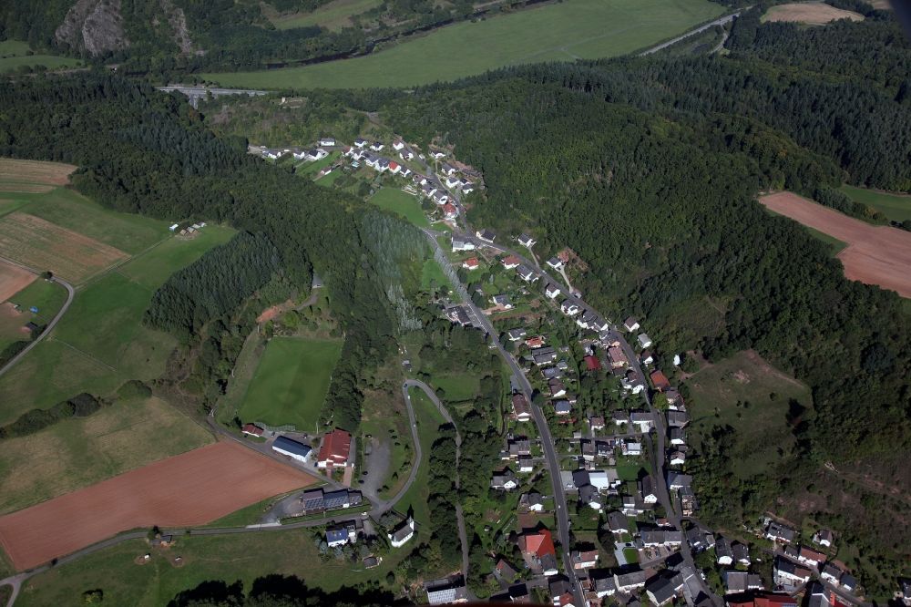 Aerial photograph Bärenbach VBG Kirn-Land - Local view of Bärenbach in the state of rhineland-palatinate