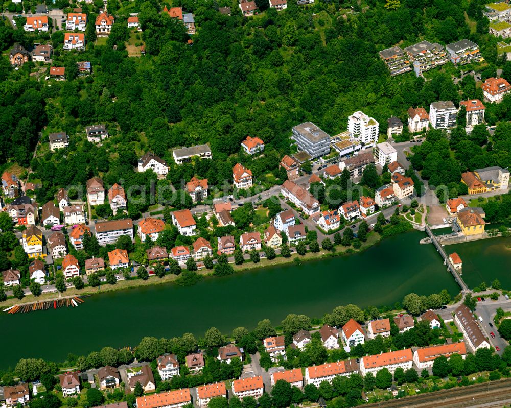 Derendingen from the bird's eye view: Town View of the streets and houses of the residential areas in Derendingen in the state Baden-Wuerttemberg, Germany