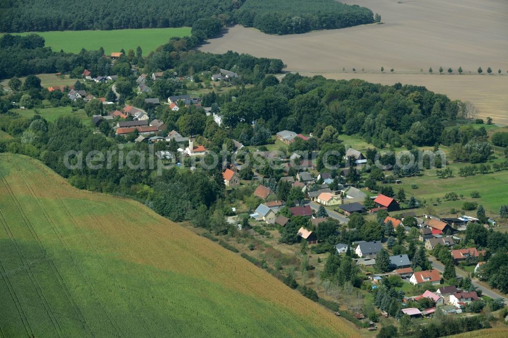 Egsdorf from the bird's eye view: View of Egsdorf in the state of Brandenburg