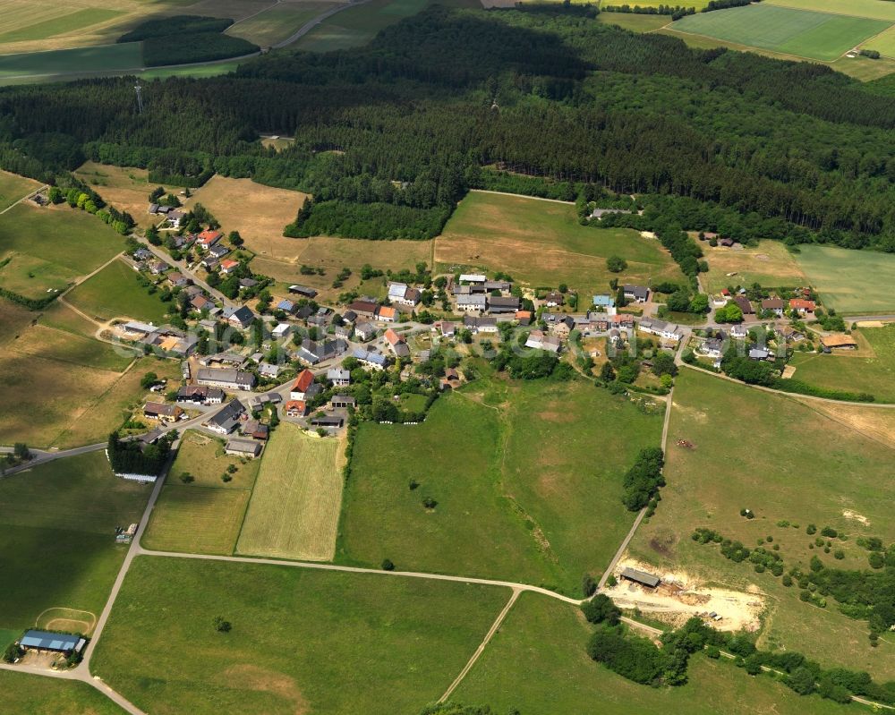 Aerial photograph Gollenberg - District view of Gollenberg in the state Rhineland-Palatinate