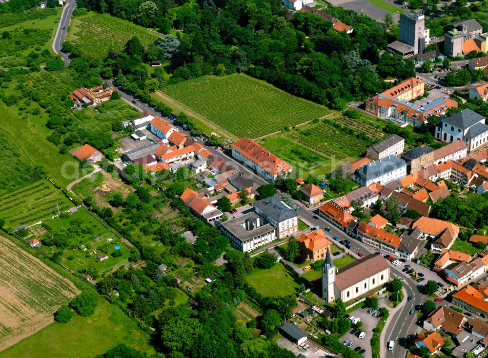 Haide from the bird's eye view: Town View of the streets and houses of the residential areas in Haide in the state Rhineland-Palatinate, Germany