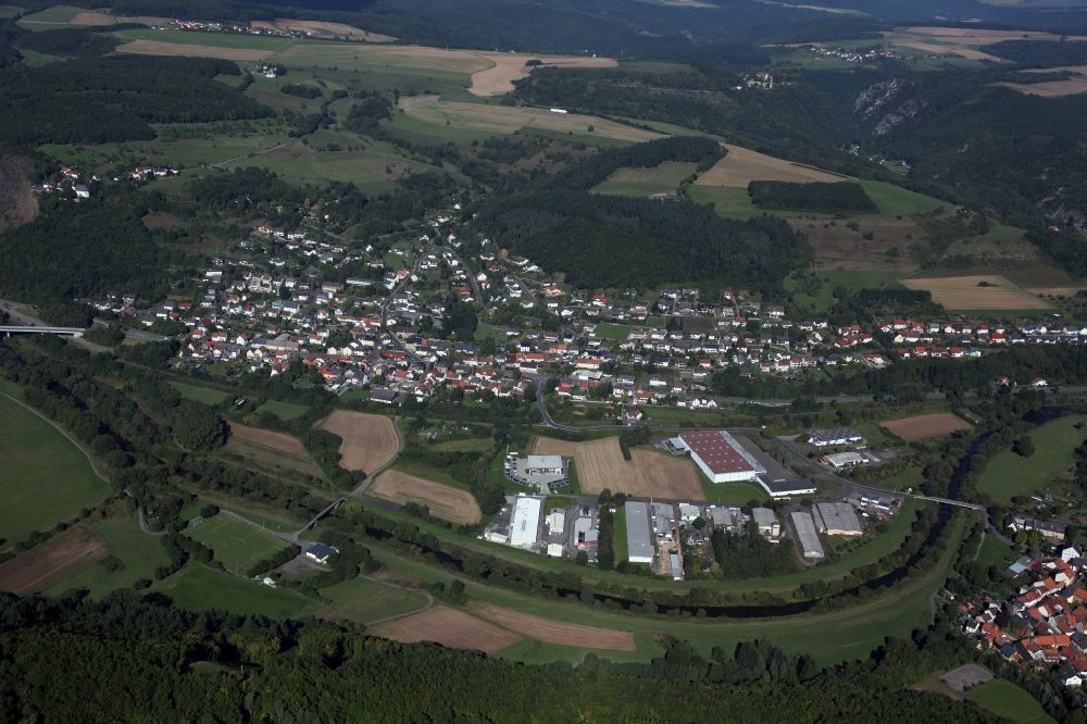 Hochstetten-Dhaun, VBG Kirn-Land from above - Local View of Hochstetten Dhaun in the state of Rhineland-Palatinate