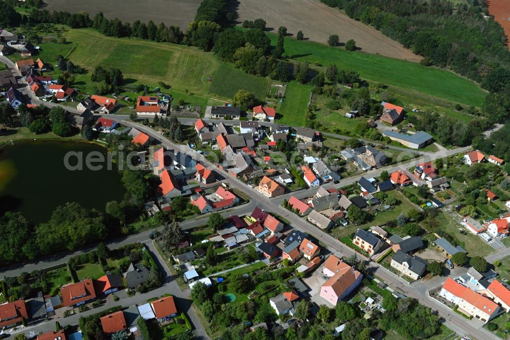 Aerial photograph Reuden - Town View of the streets and houses of the residential areas in Kemberg in the state Saxony-Anhalt, Germany