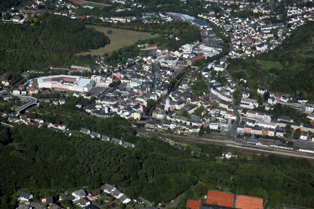 Aerial image Kirn - Local view of Kirn in the state of Rhineland-Palatinate