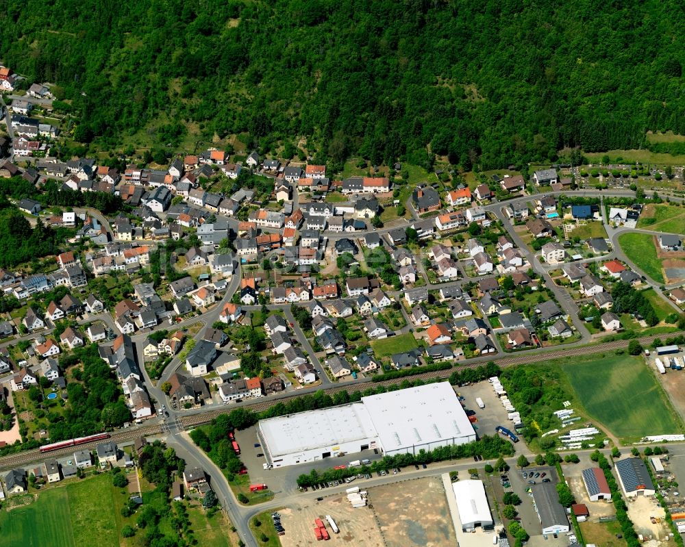 Kirn-Sulzbach from above - View at Kirn-Sulzbach in Rhineland-Palatinate