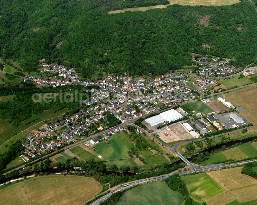 Aerial image Kirn-Sulzbach - View at Kirn-Sulzbach in Rhineland-Palatinate