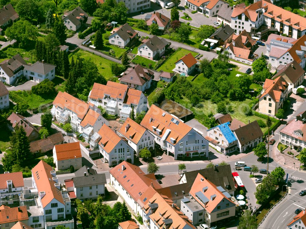 Aerial image Ochsenhausen - Town View of the streets and houses of the residential areas in Ochsenhausen in the state Baden-Wuerttemberg, Germany