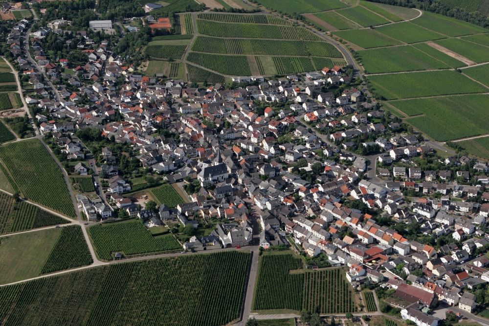 Aerial photograph Oestrich-Winkel - Local view of Oestrich-Winkel in the state of Hesse