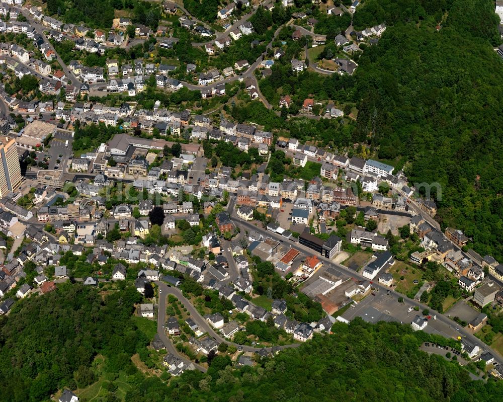 Idar-Oberstein from the bird's eye view: Local view of the local church Idar-Oberstein in Rhineland-Palatinate