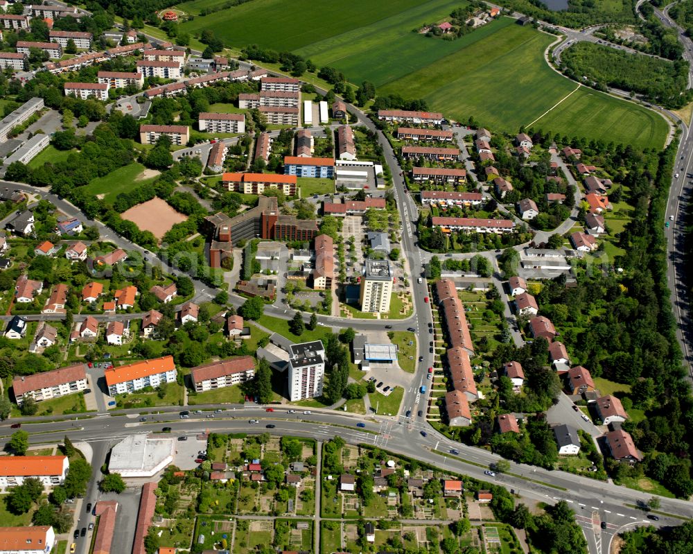 Aerial photograph Goslar - Village view on the edge of agricultural fields and land in Goslar in the state Lower Saxony, Germany